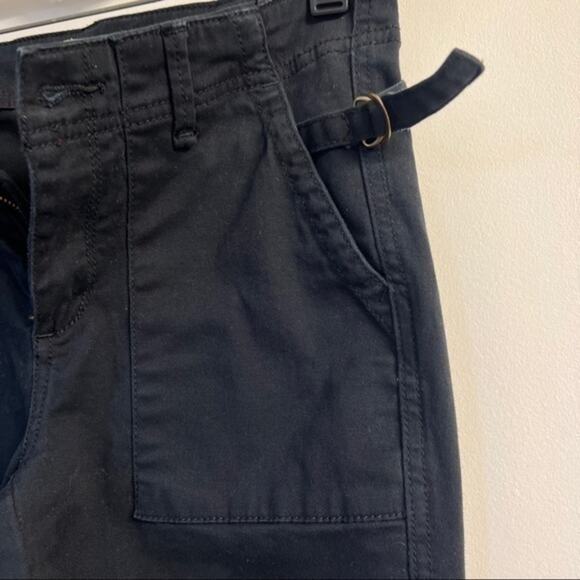 Anthropologie Black Slim Utility Cargo Pants Size 26 - Picture 6 of 10